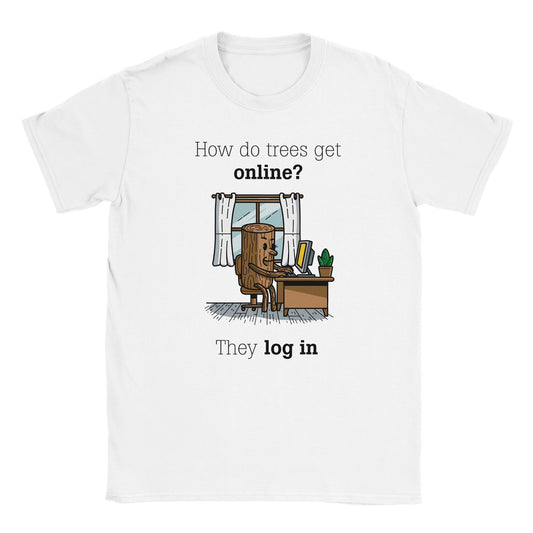 They Log In t-shirt - alternate view