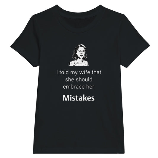 Embrace Mistakes Kids t-shirt - back view