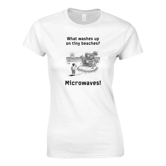 Microwaves Slim t-shirt - back view